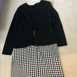 St. John knit peplum dress